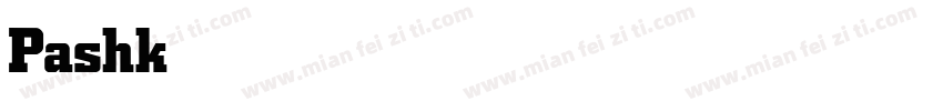 PashkevilMF Bold字体转换